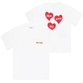 Arbor Antwerp Triple Love T-shirt Wit/Rood