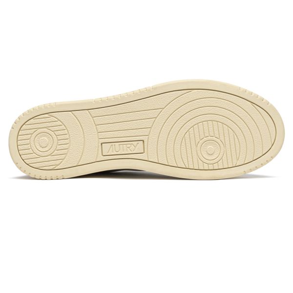 Autry Medalist Low Sneaker Wit/Beige/Licht Blauw