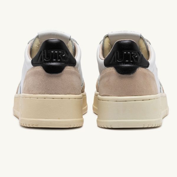 Autry Medalist Low Sneaker Wit/Zwart