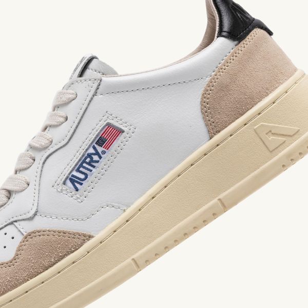 Autry Medalist Low Sneaker Wit/Zwart
