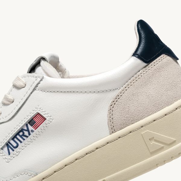 Autry Medalist Low Sneaker Wit/Blauw