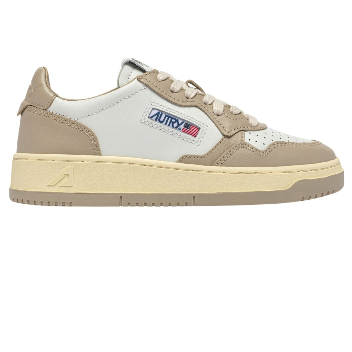 Autry Medalist Low Sneaker Wit/Beige