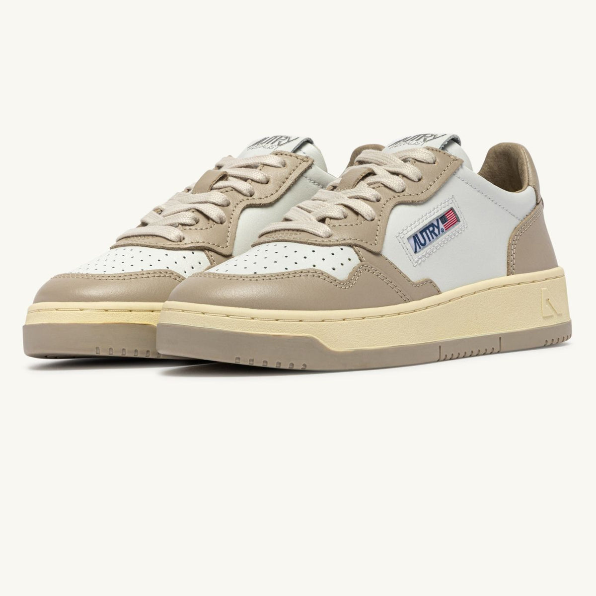 Autry Medalist Low Sneaker Wit/Beige