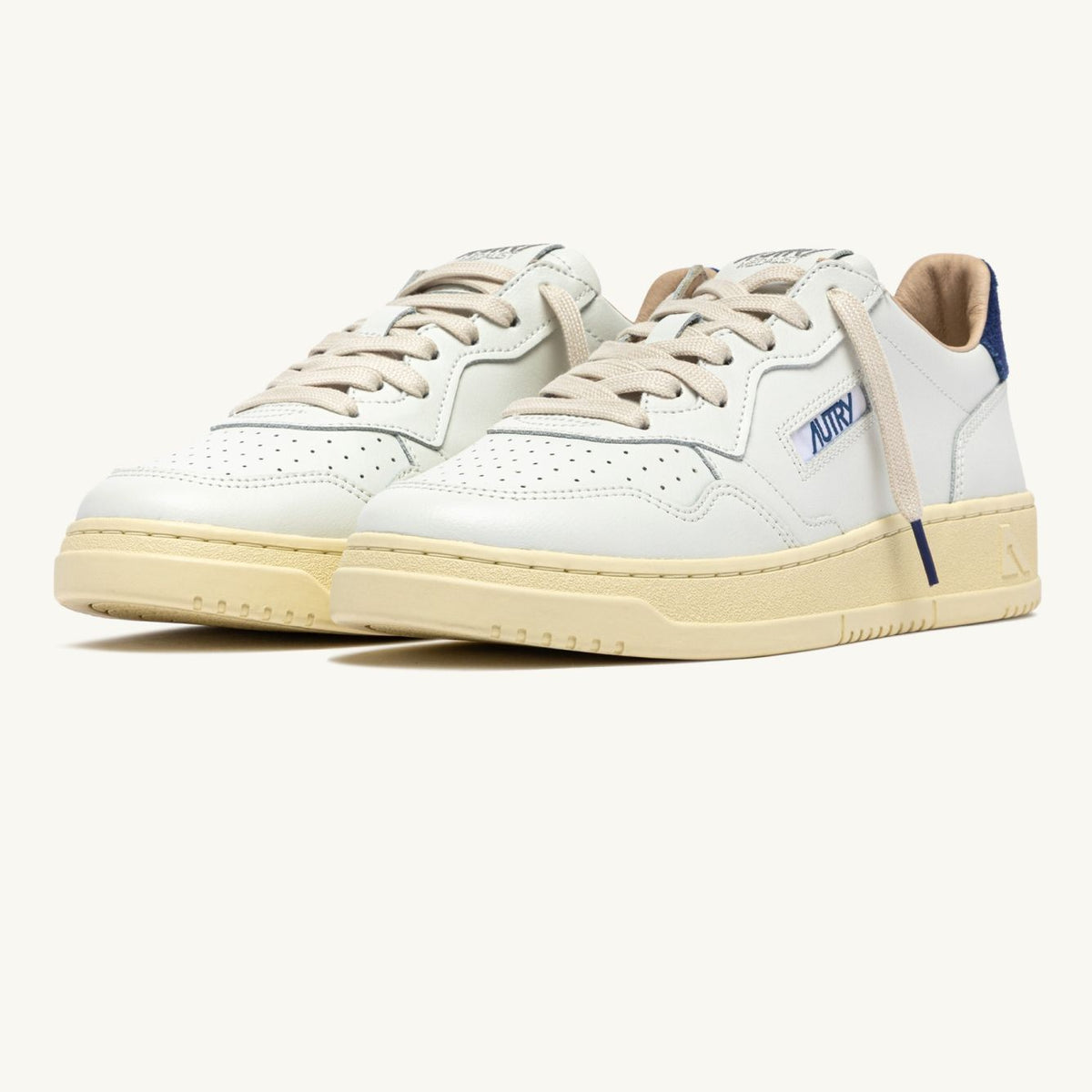 Autry Medalist Low Sneaker Wit/Blauw