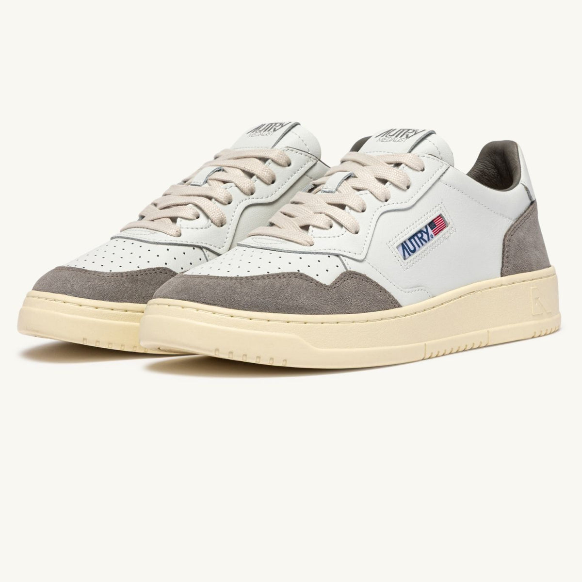 Autry Medalist Low Sneaker Wit/Grijs