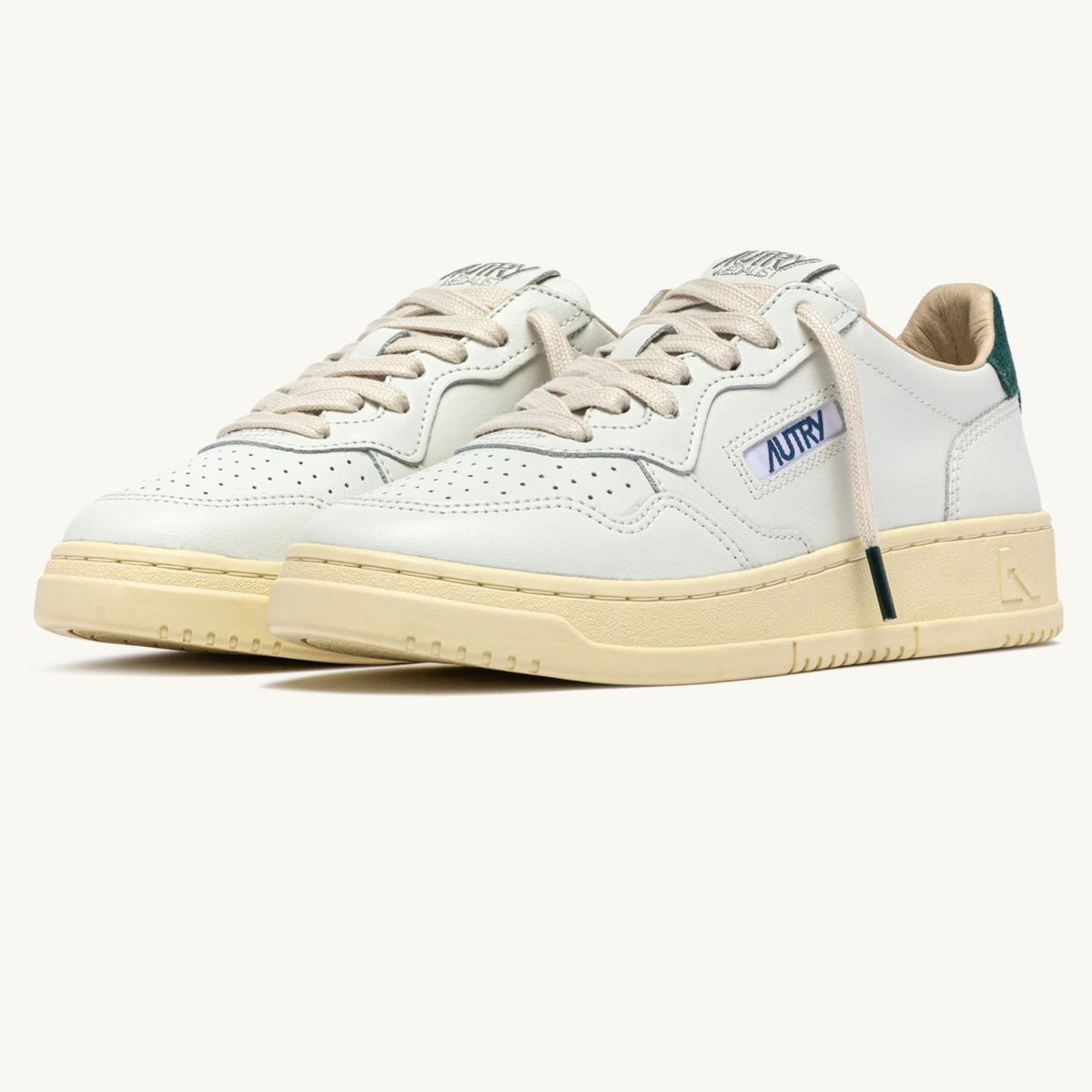 Autry Medalist Low Sneaker Wit/Groen