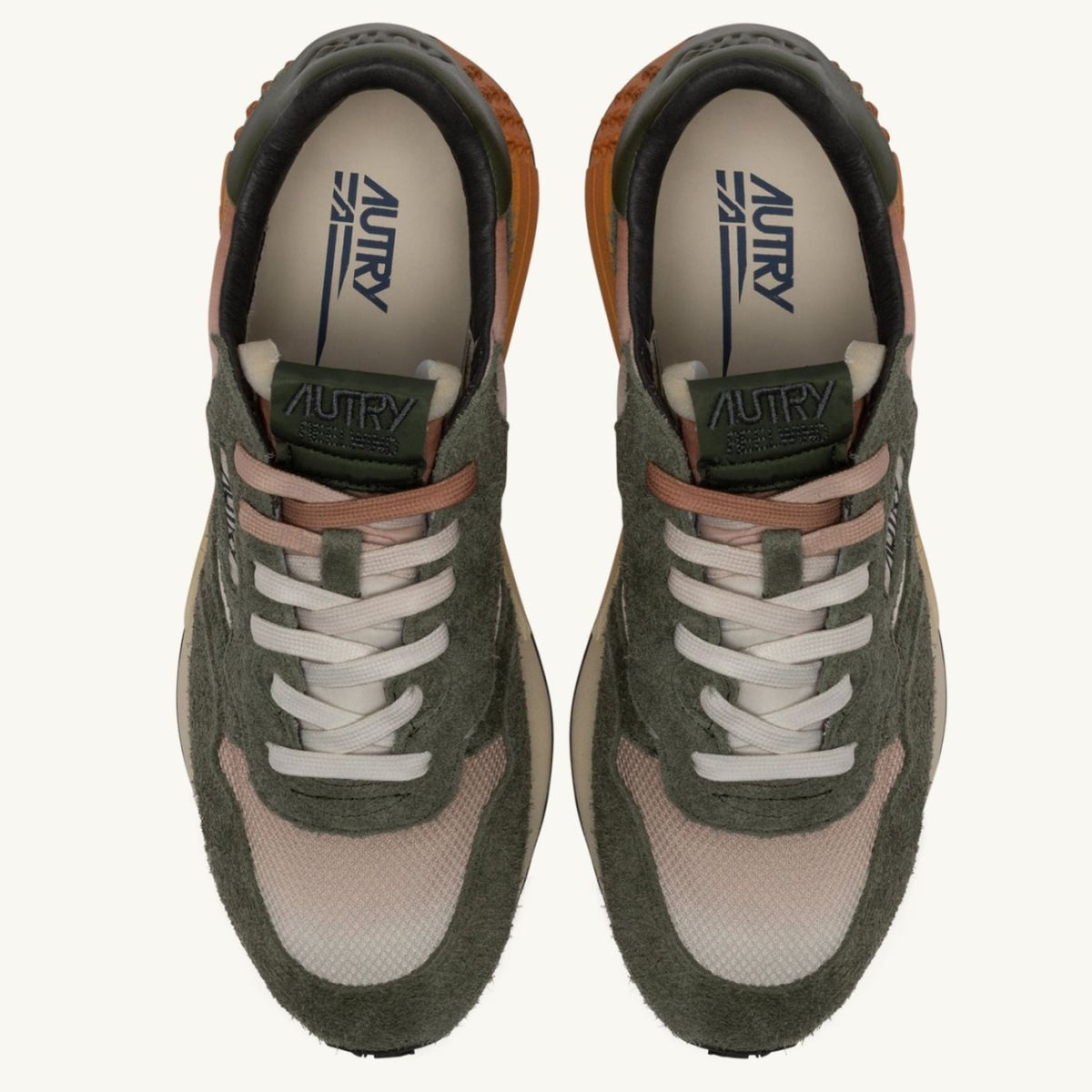 Autry Reelwind Low Sneaker Donker Groen