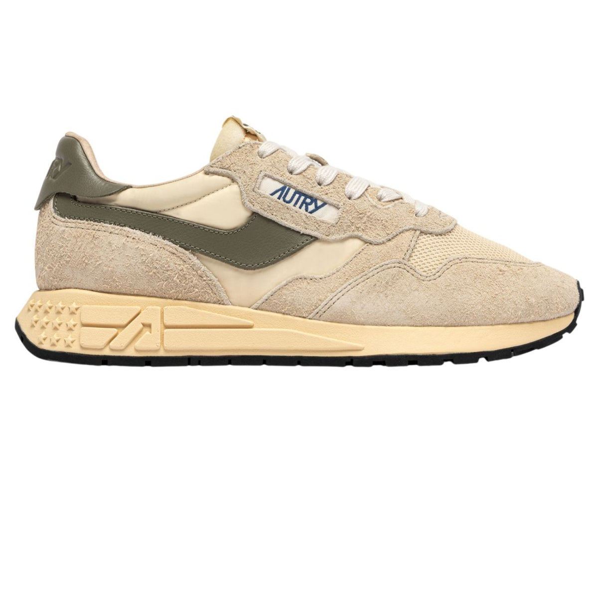 Autry Reelwind Low Sneaker Beige/Groen