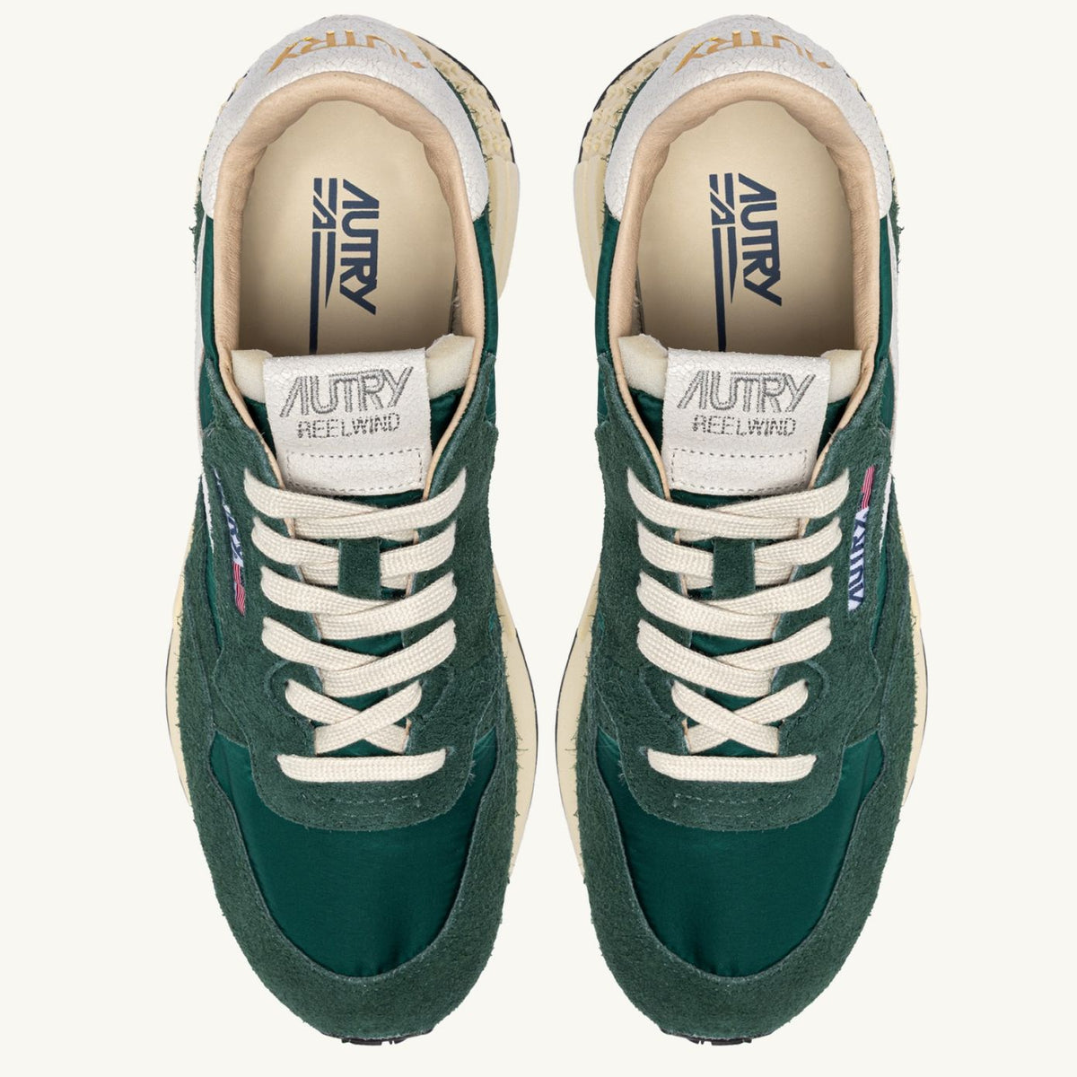Autry Reelwind Low Sneaker Dunkelgrün