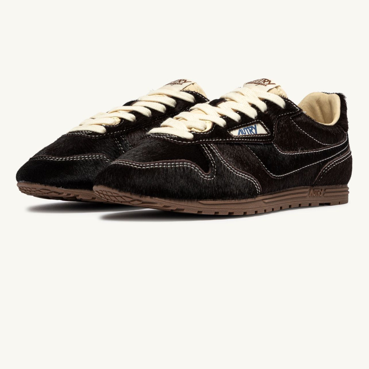 Autry Windspin Low Sneaker Donker Bruin