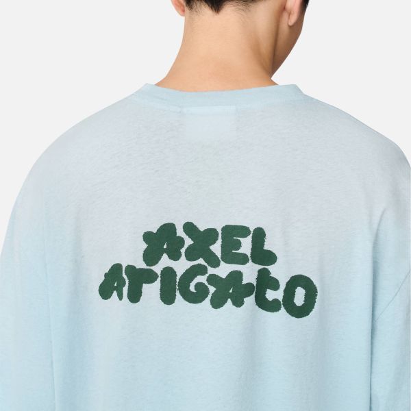 Axel Arigato Bubble Reverse T-shirt Licht Blauw