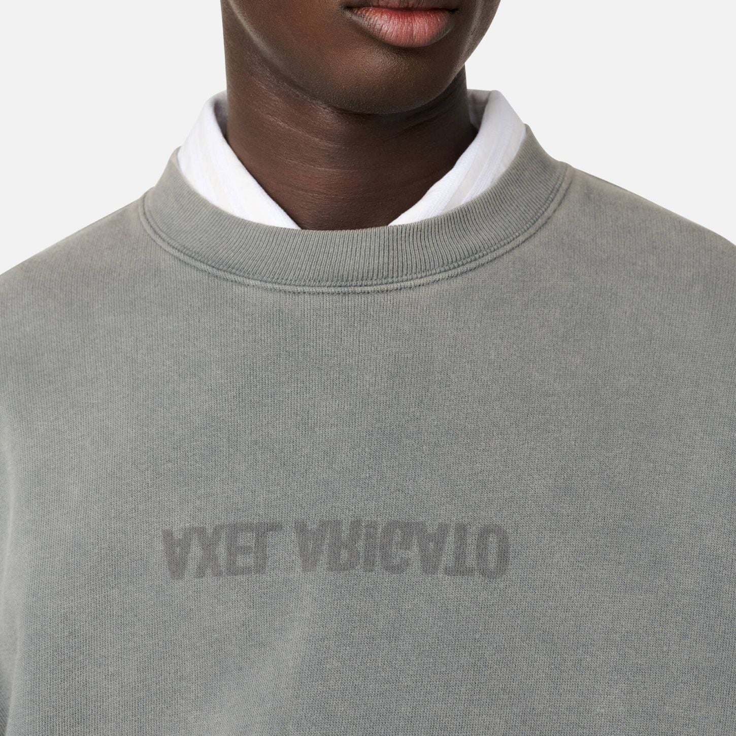 Axel Arigato Distort Washed Sweater Antraciet