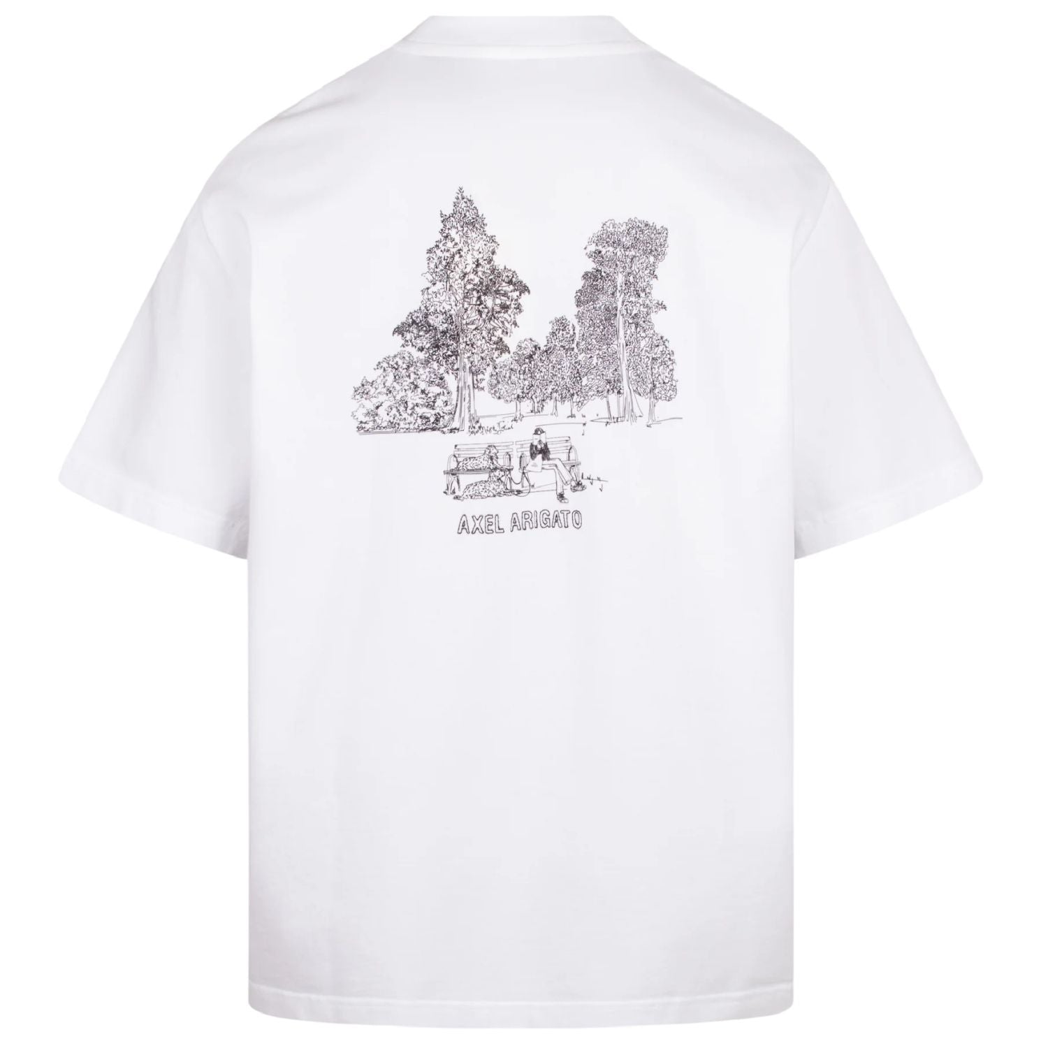 Axel Arigato Forest Sketch T-shirt Wit
