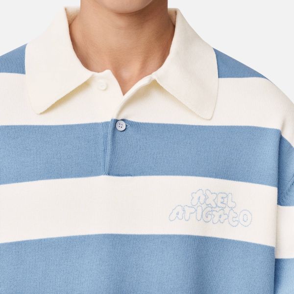 Axel Arigato Rey Polo Sweater Wit/Blauw