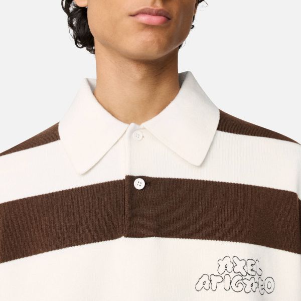 Axel Arigato Rey Polo Sweater Wit/Bruin