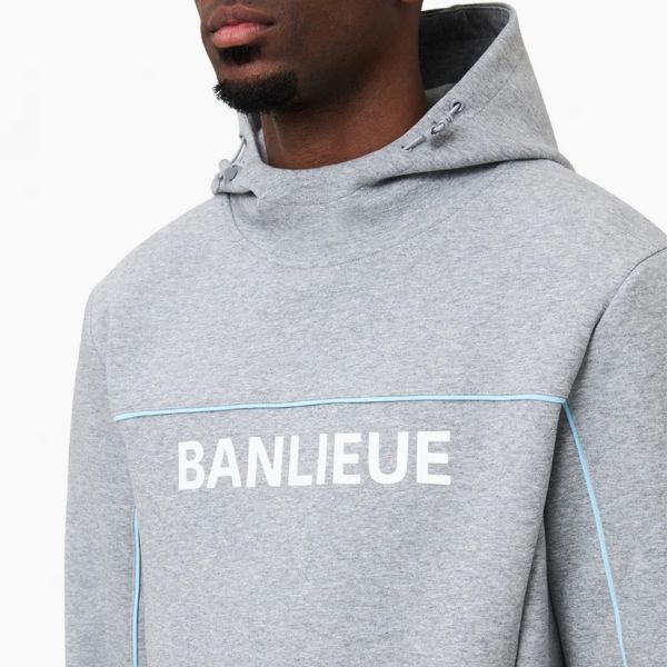 Banlieue 3D Tracktop Hoodie Grijs