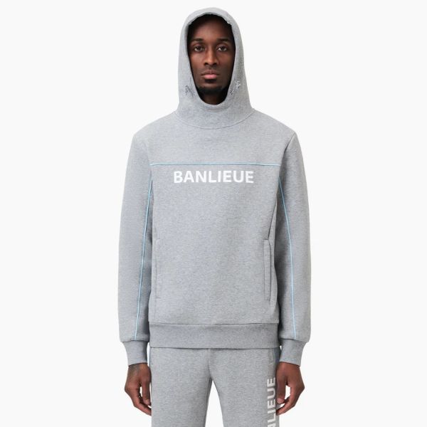Banlieue 3D Tracktop Hoodie Grijs