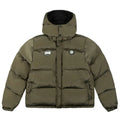 Banlieue dept.22 hooded puffer jas donker groen1