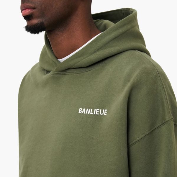Banlieue Script Hoodie Groen