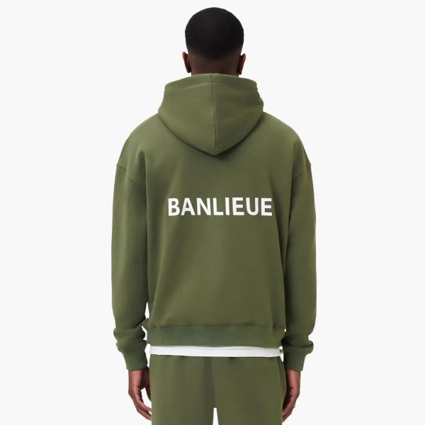 Banlieue Script Hoodie Groen