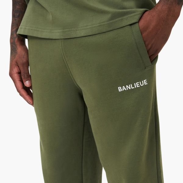 Banlieue Script Trainingsbroek Groen