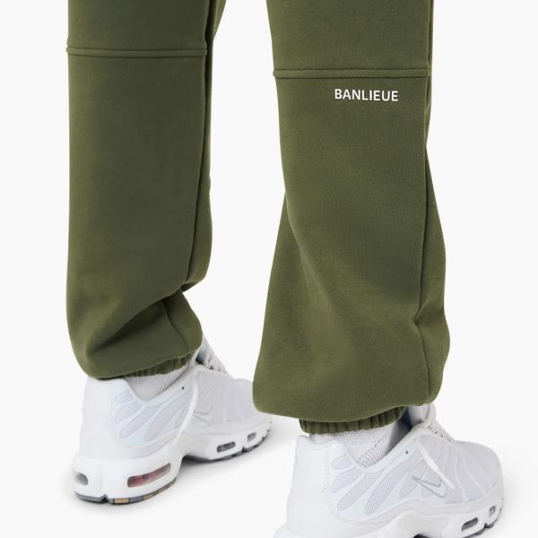 Banlieue Script Trainingsbroek Groen
