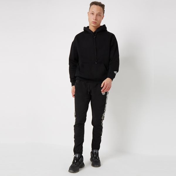 Banlieue Strap Hoodie Zwart