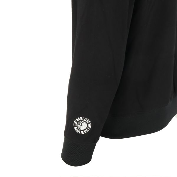 Banlieue Strap Hoodie Zwart