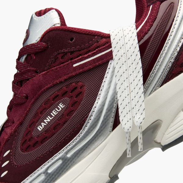Banlieue The Runner + Suede Sneaker Bordeaux