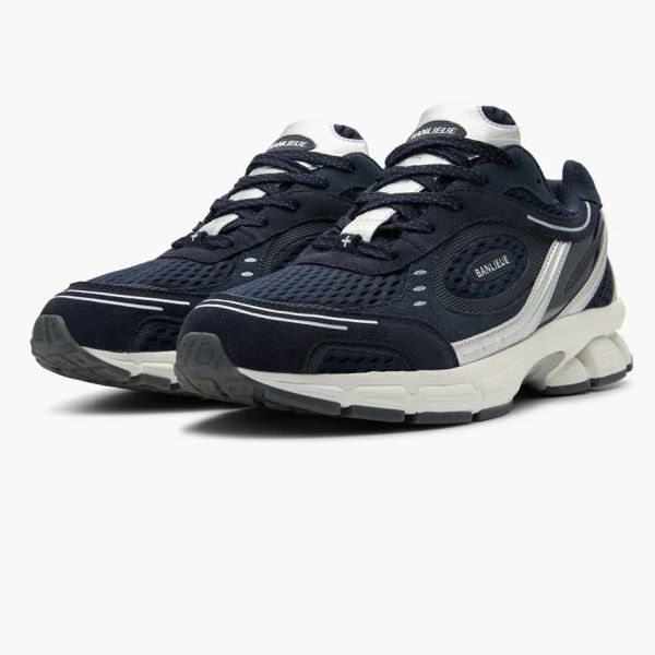 Banlieue The Runner + Suede Sneaker Navy