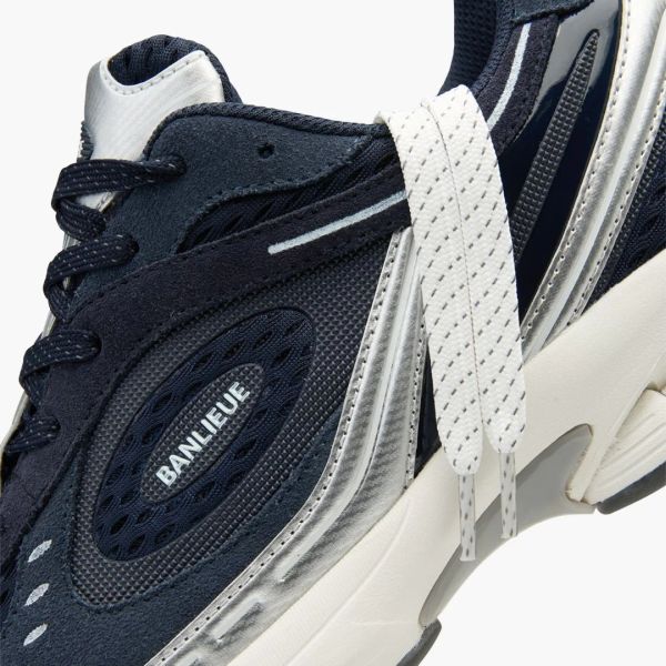 Banlieue The Runner + Suede Sneaker Navy