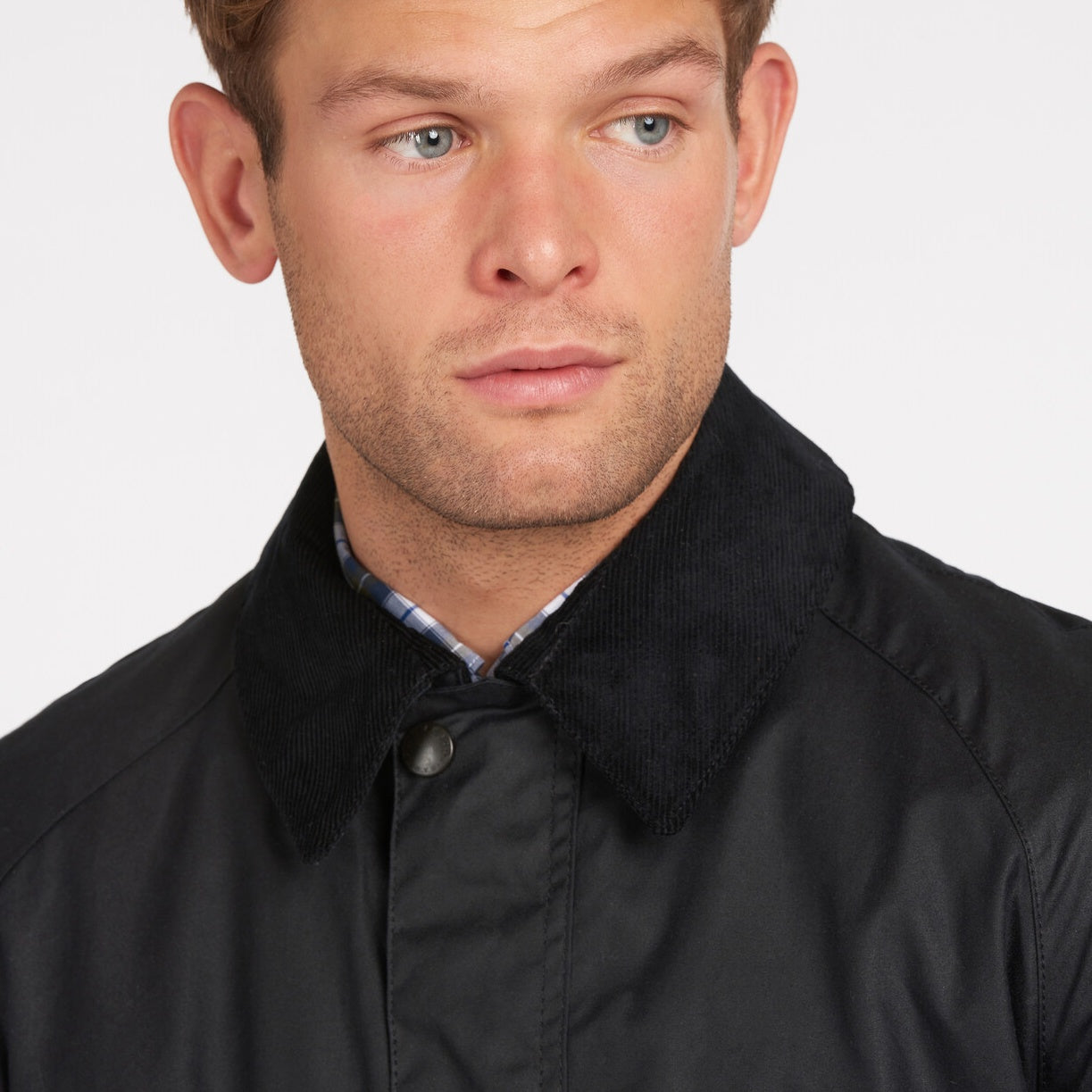 Barbour Ashby Wax Jas Navy