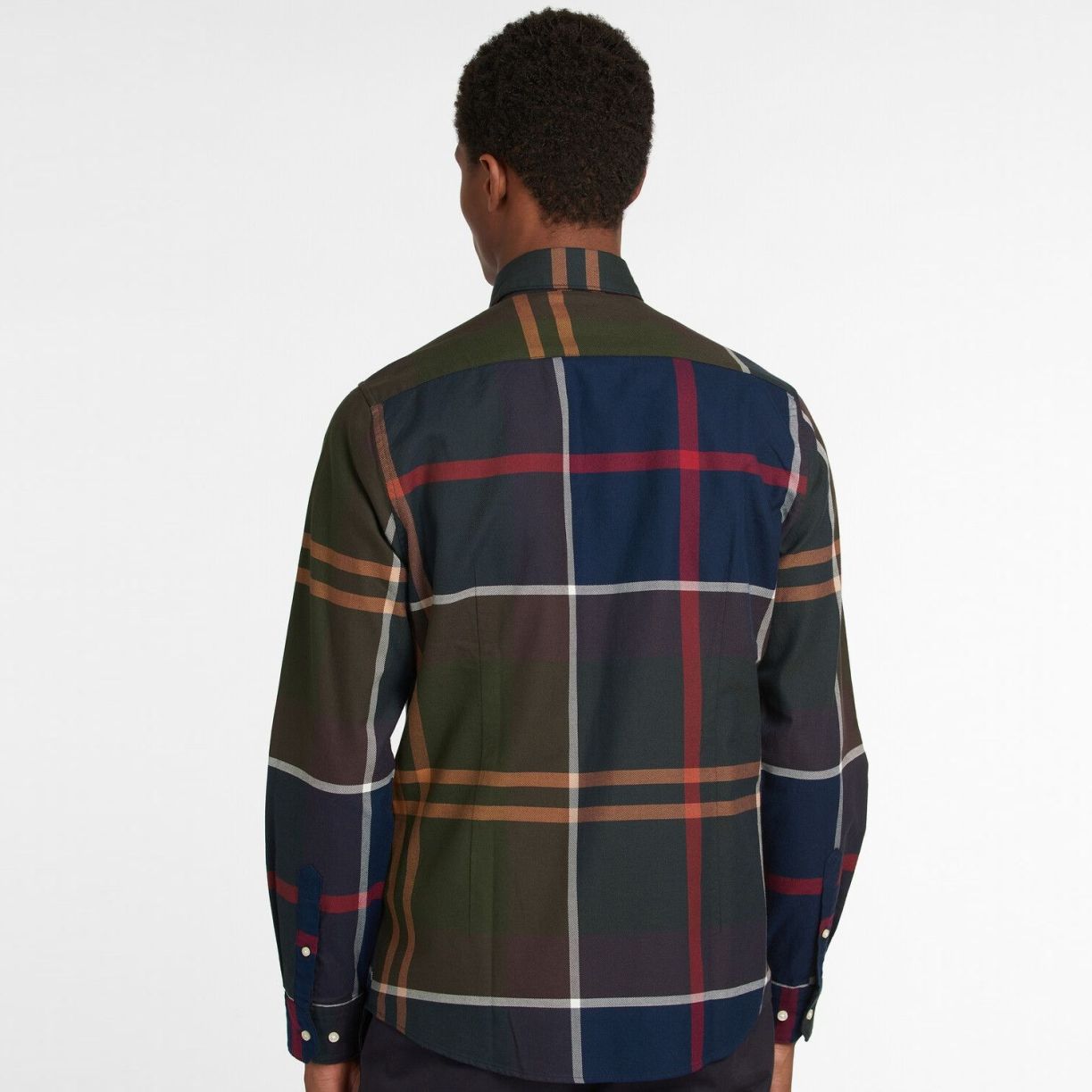 Barbour Dunoon Tartan Tailored Overhemd Donker Groen/Navy