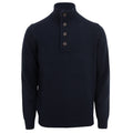 Barbour Essential Patch Half Zip Sweater Navy