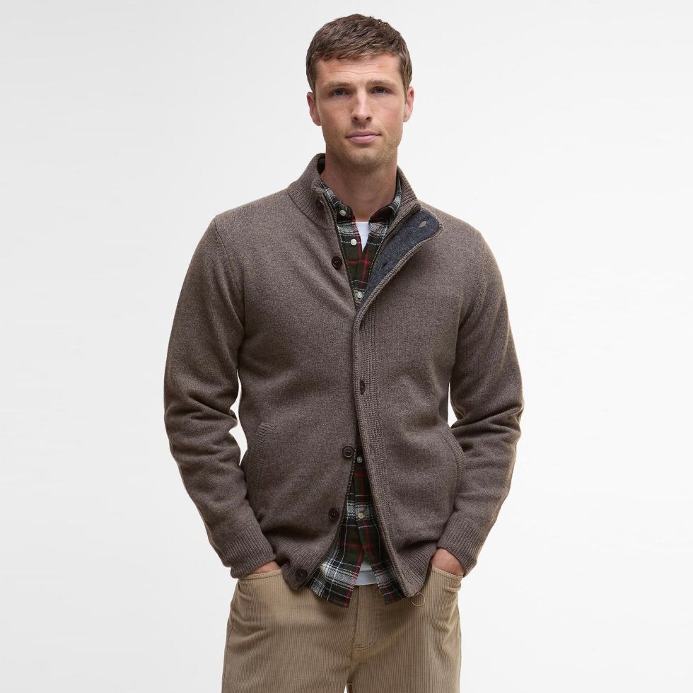 Barbour Essential Patch Vest Donker Bruin