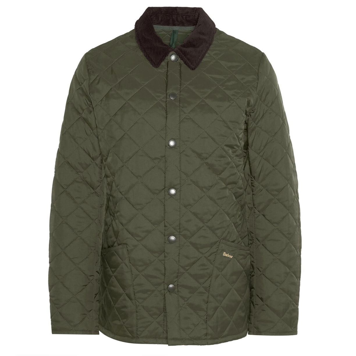 Barbour Heritage Liddesdale Quilted Jas Donker Groen