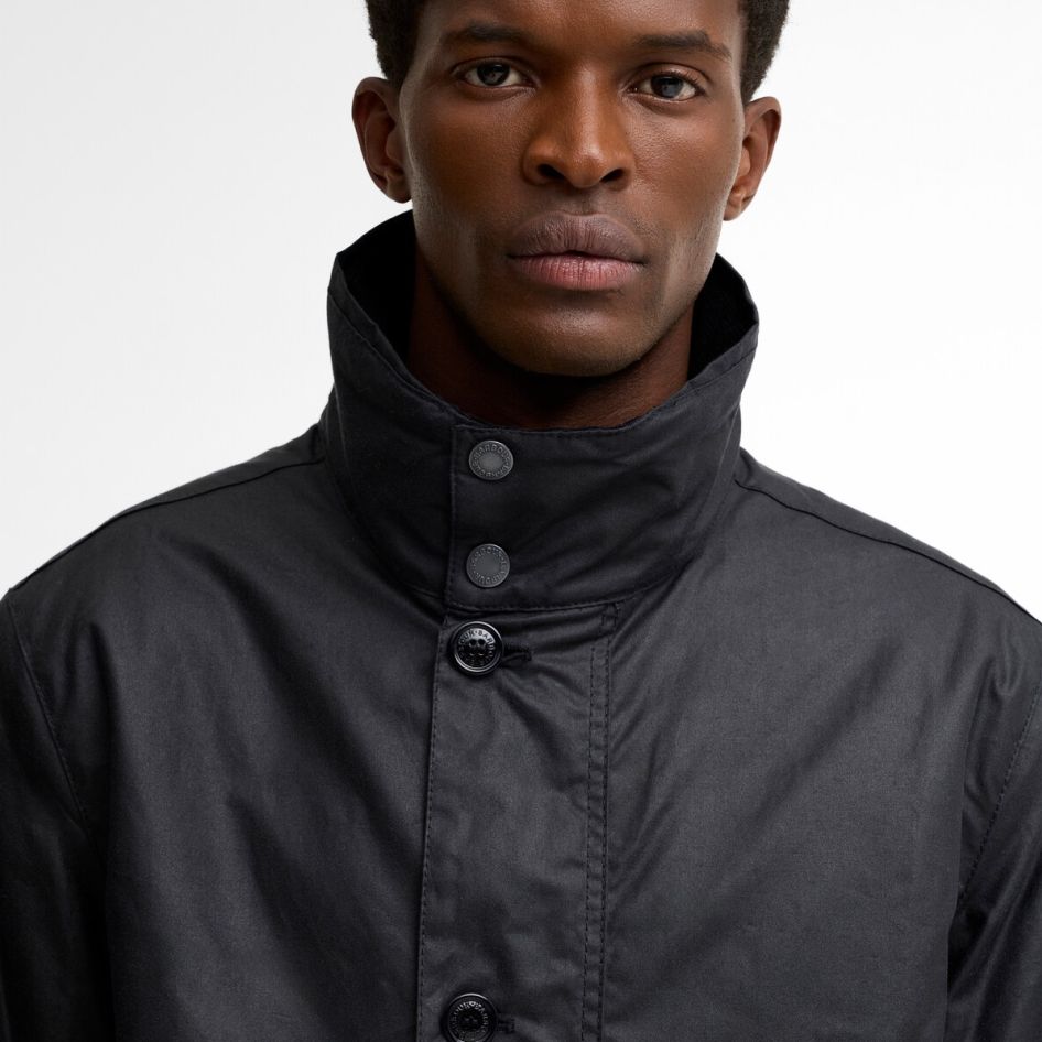 Barbour Modern Powell Wax Jas Navy