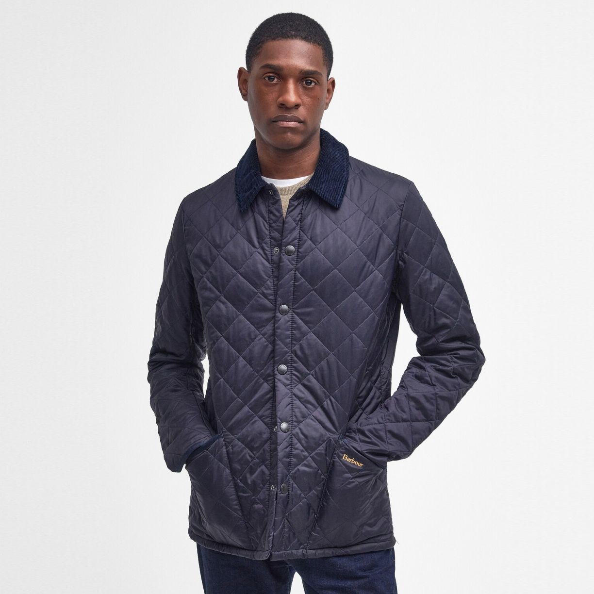 Barbour Heritage Liddesdale Quilted Jas Navy