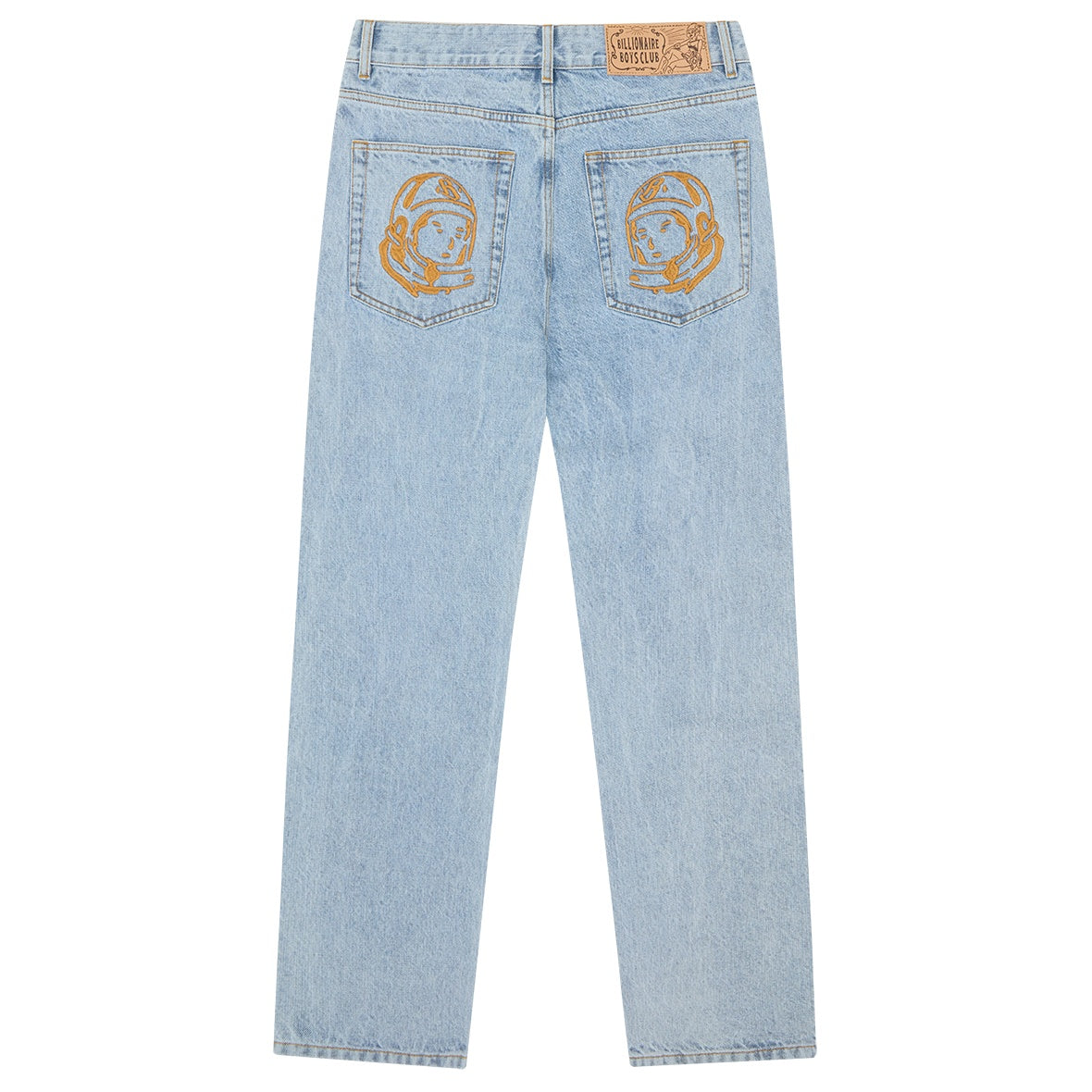 Billionaire Boys Club Faded Arch Logo Jeans Licht Blauw