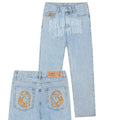Billionaire Boys Club Faded Arch Logo Jeans Licht Blauw