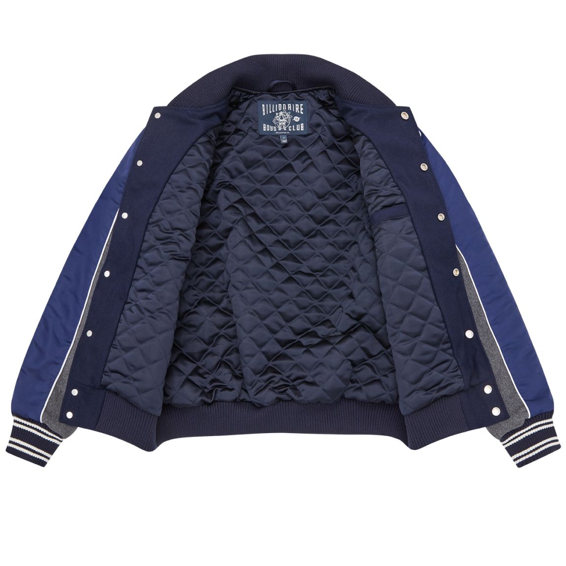 Billionaire Boys Club Neon Arch Logo Varsity Jack Navy