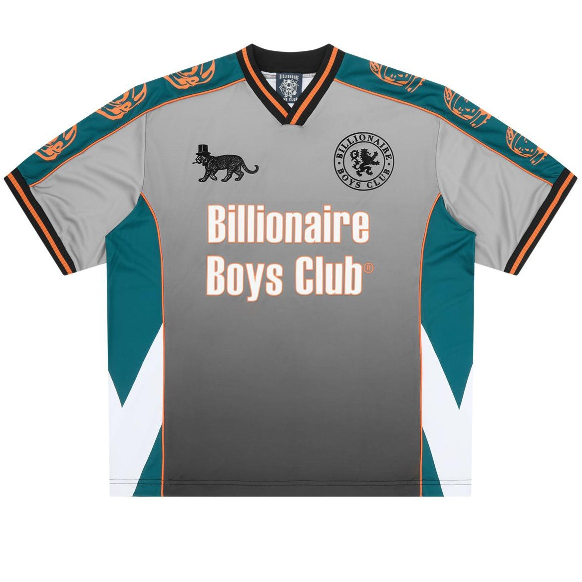 Billionaire Boys Club Panelled Football Shirt Grijs