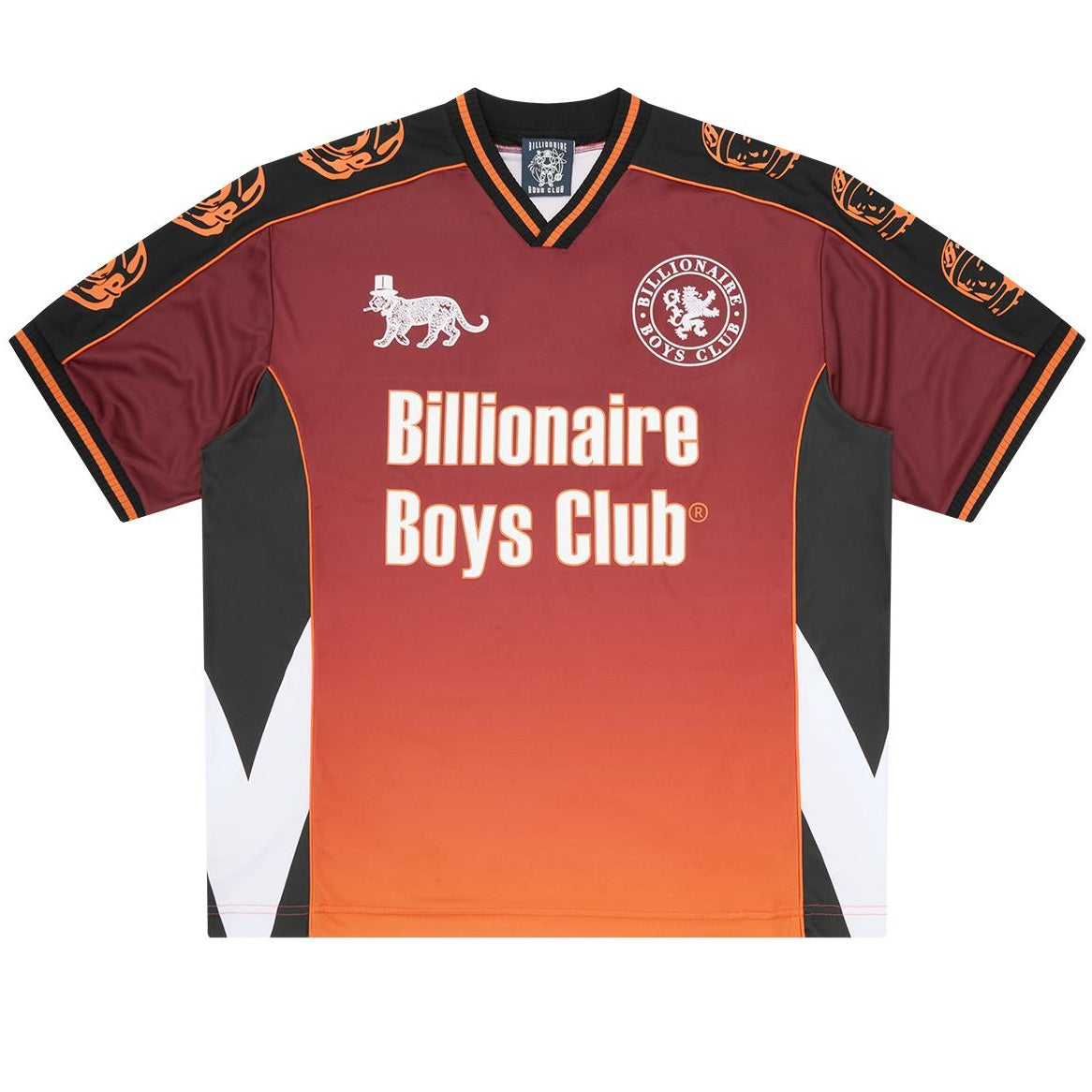 Billionaire Boys Club Panelled Football Shirt Rood