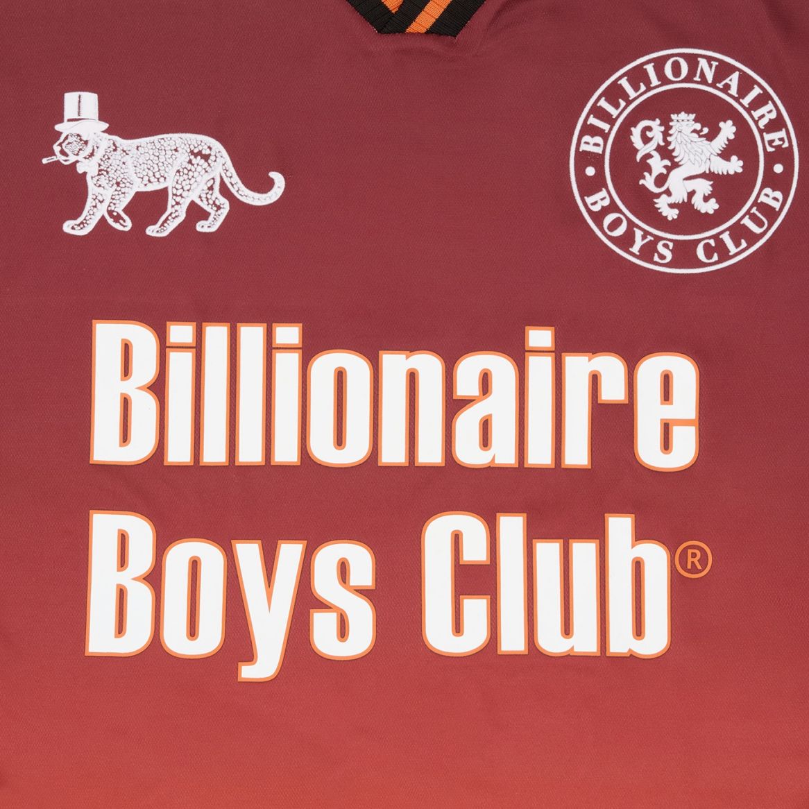Billionaire Boys Club Panelled Football Shirt Rood