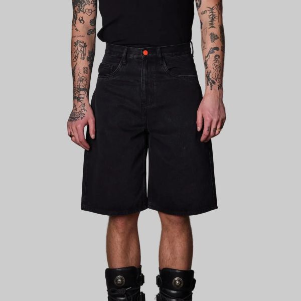BeWider Super Loose Korte Broek Zwart