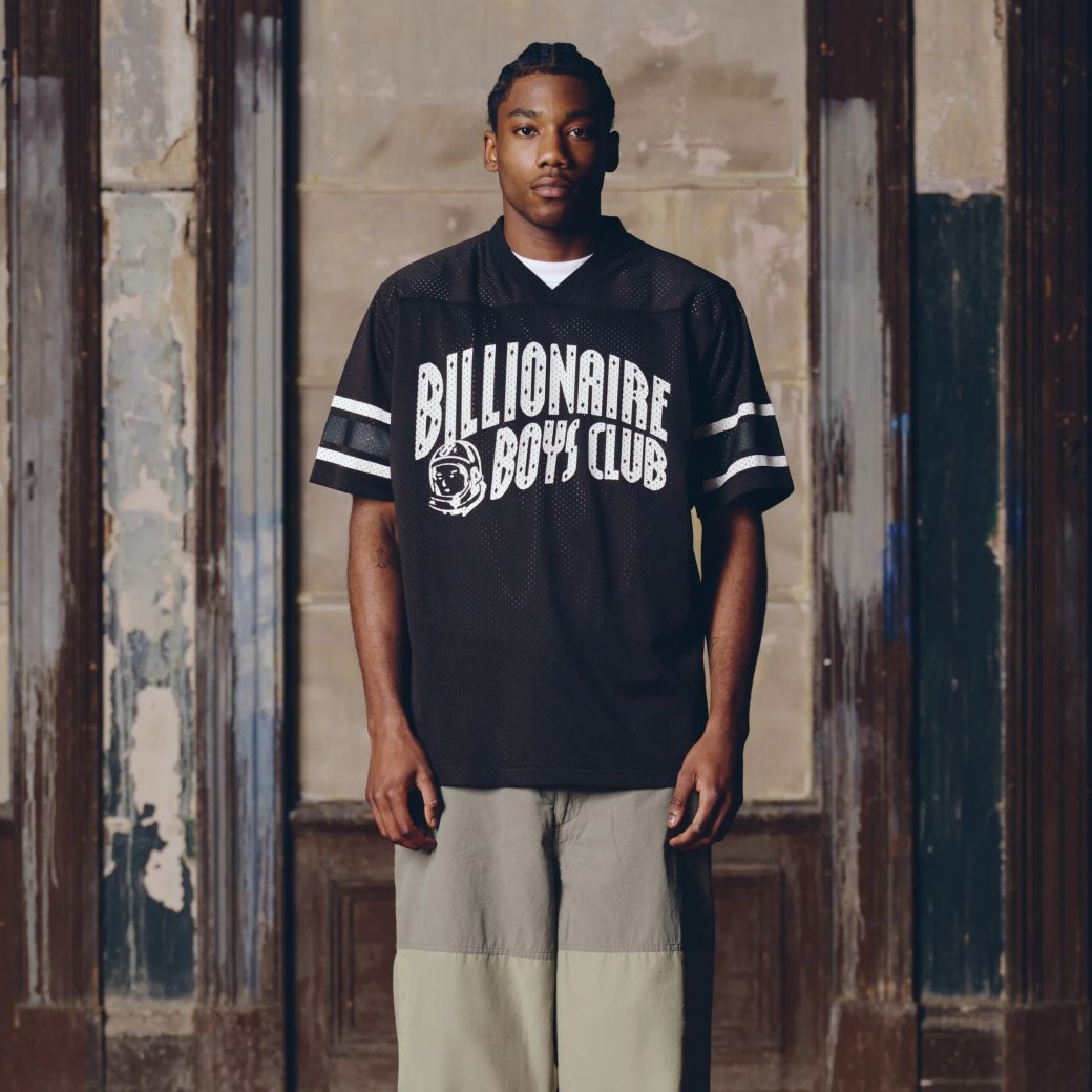 Billionaire Boys Club Arch Logo Football Shirt Zwart