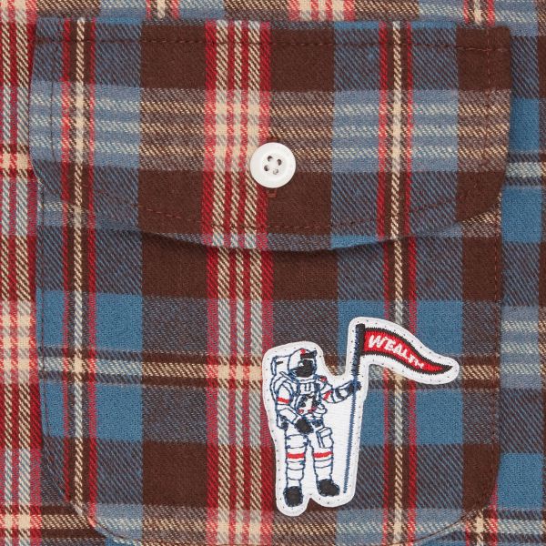 Billionaire Boys Club Check Overhemd Bruin