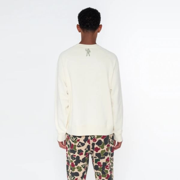 Billionaire Boys Club Duck Camo Arch Logo Sweater Off White