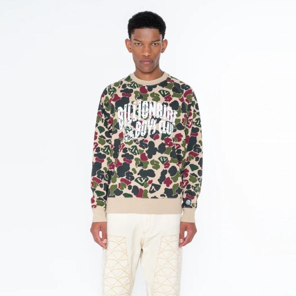 Billionaire Boys Club Duck Camo Sweater Multi Camo
