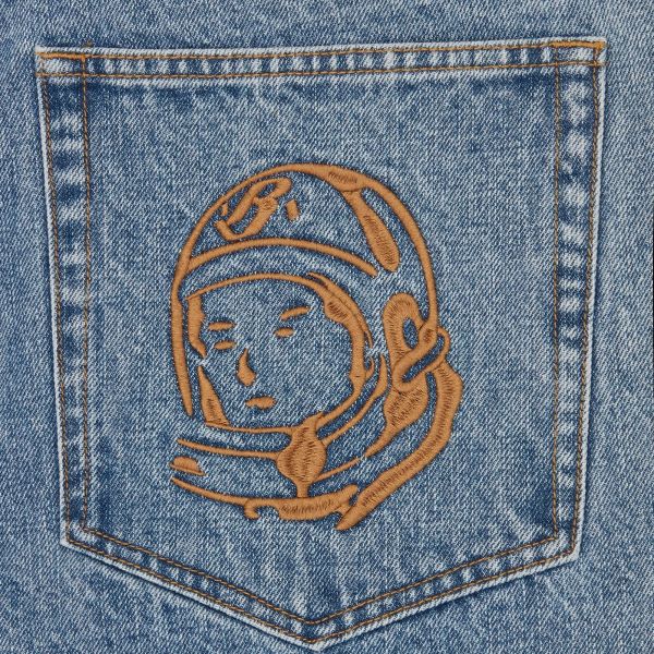 Billionaire Boys Club Faded Arch Logo Jeans Licht Blauw